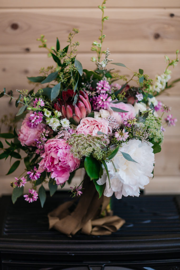 Big Alaska bridal bouquet by Natasha Price of Paper Peony Alaska