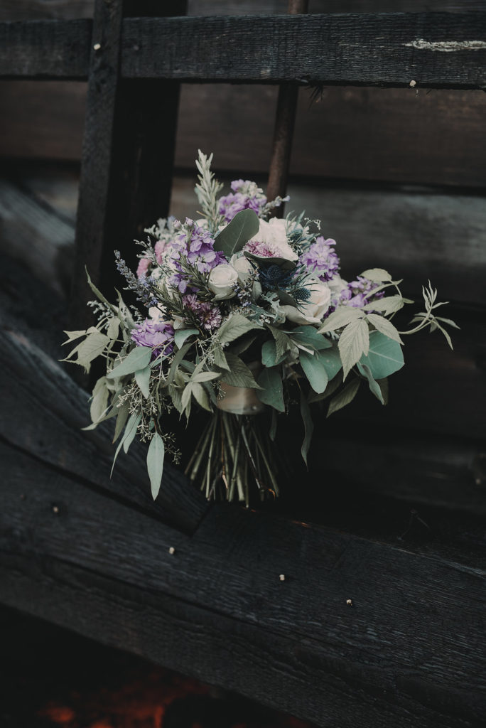 Wedding flowers by Anchorage florist Natasha Price of Paper Peony Alaska | Photo by Chelsa J. Photography