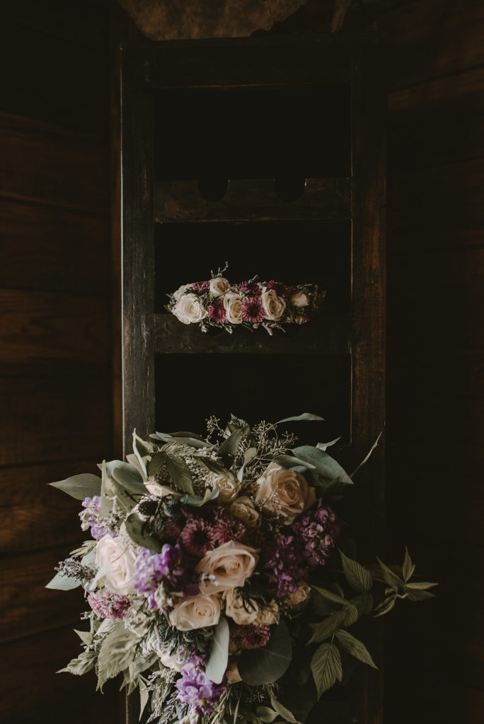 Wedding flowers by Anchorage florist Natasha Price of Paper Peony Alaska | Photo by Chelsa J. Photography
