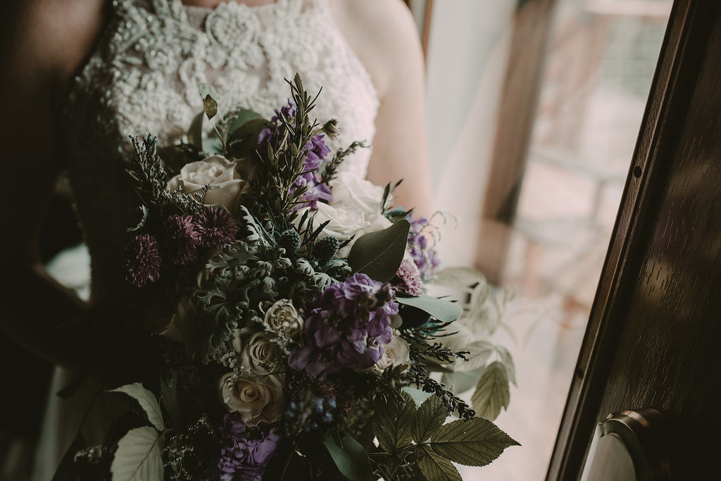 Wedding flowers by Anchorage florist Natasha Price of Paper Peony Alaska | Photo by Chelsa J. Photography