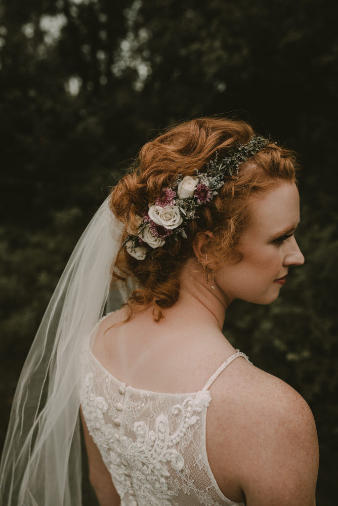 Wedding flowers by Anchorage florist Natasha Price of Paper Peony Alaska | Photo by Chelsa J. Photography