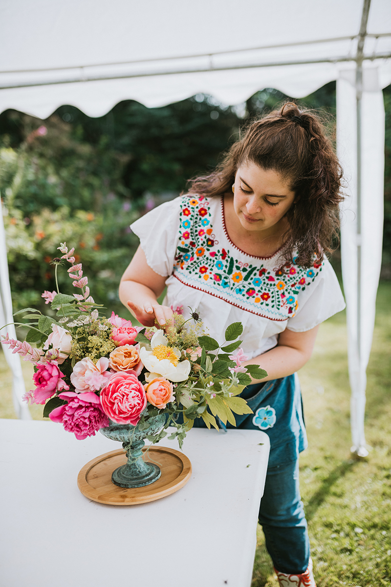 Natasha Price, owner of Paper Peony | Freelance Florist in Anchorage, Alaska