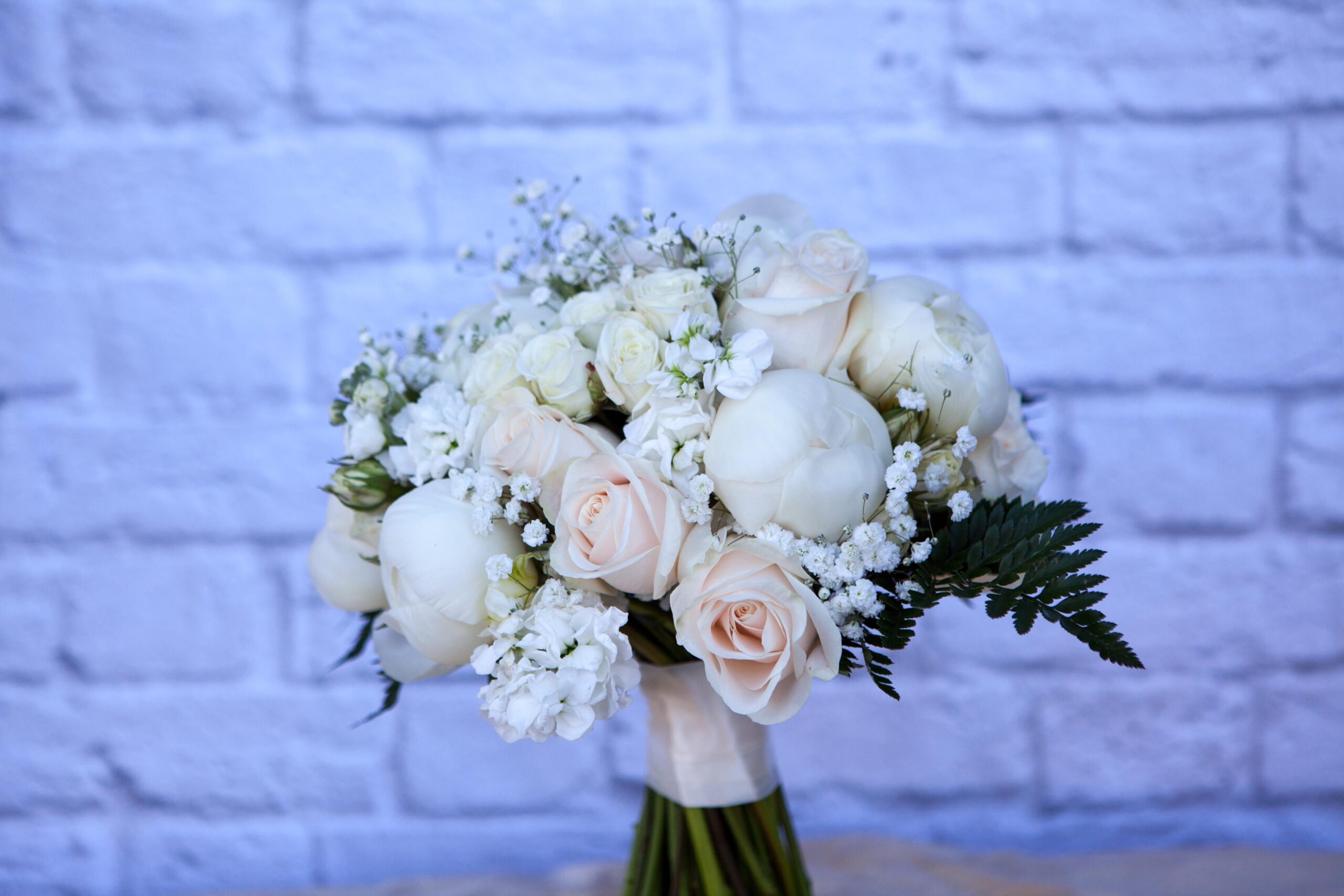 Bridal bouquet designed by Natasha Price of Paper Peony Alaska
